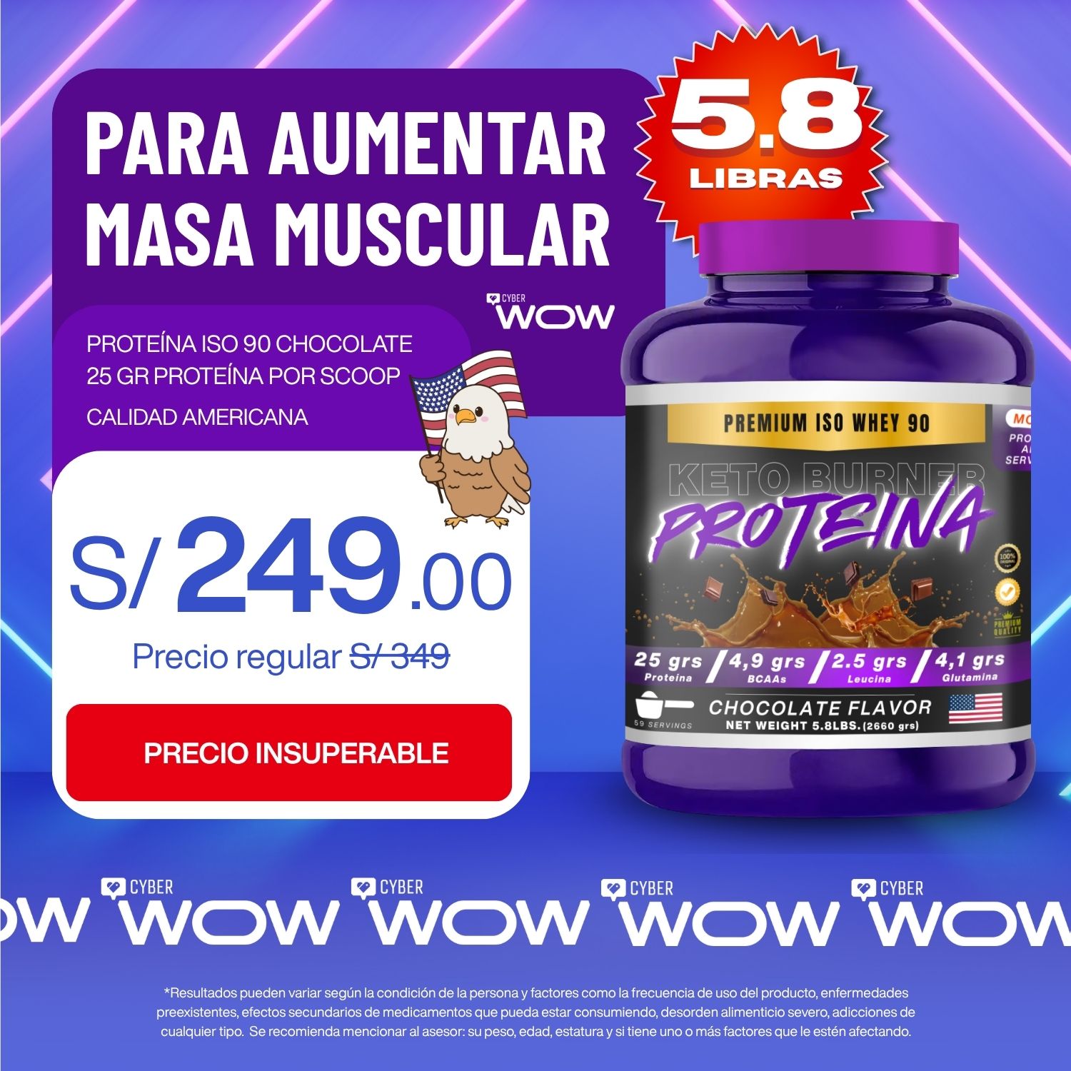 Keto Burner Proteína - ISO WHEY 90